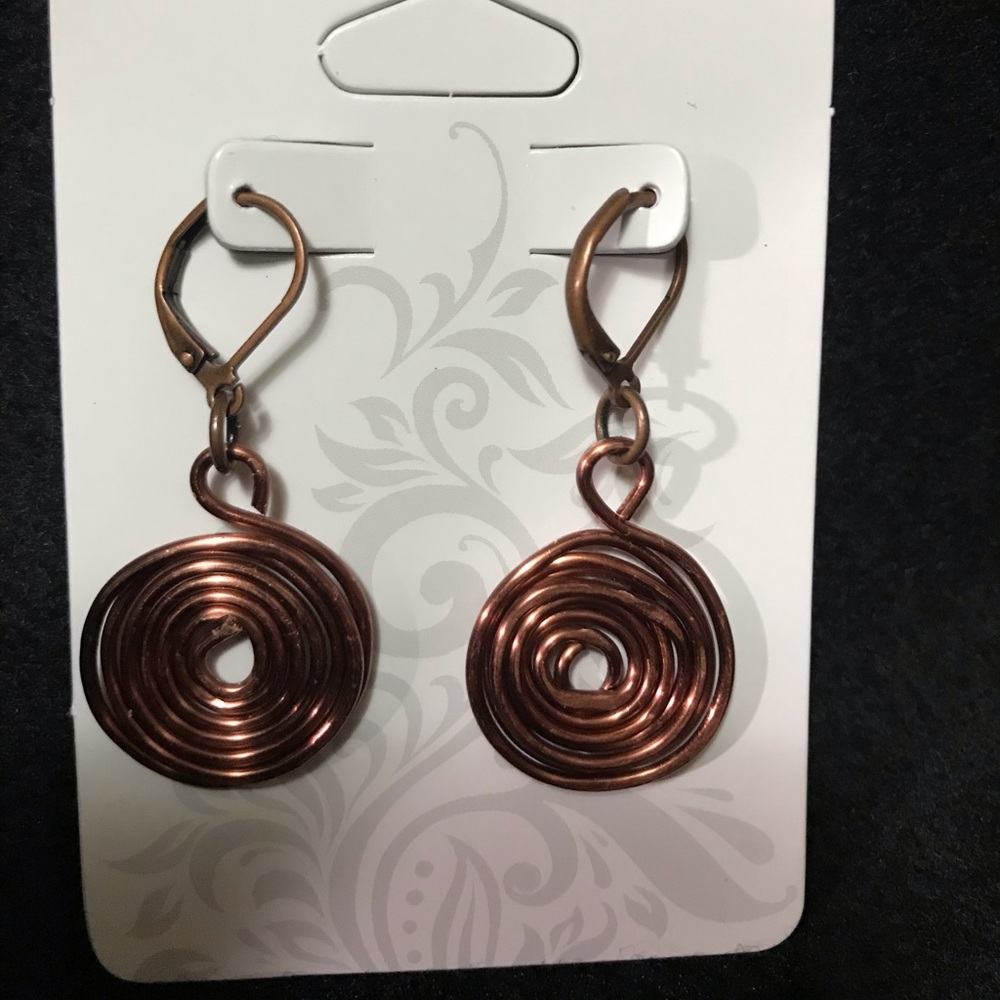 HAND CRAFTED COPPER EARRINGS